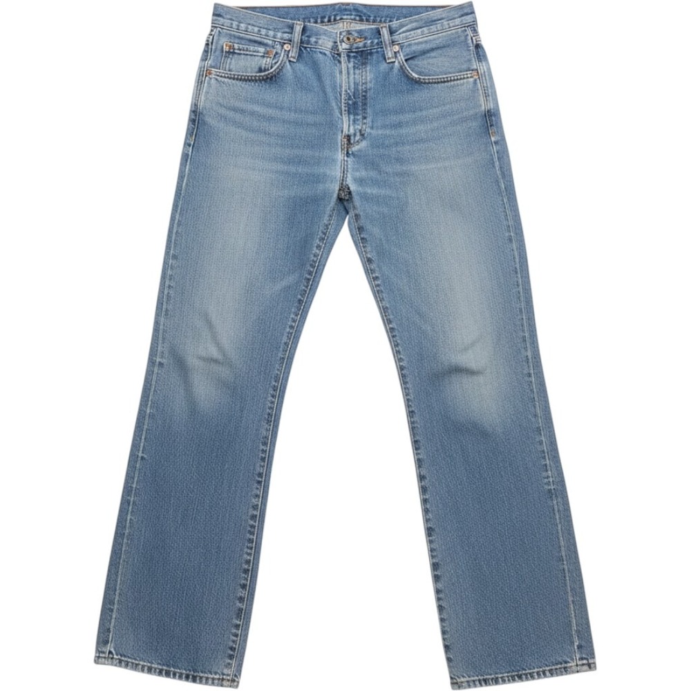 Calvin Klein Women 12 Slim Bootcut Blue Jeans OD23U198 Bluestone Vintage Style